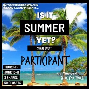 Summer Share Event Participant! #38